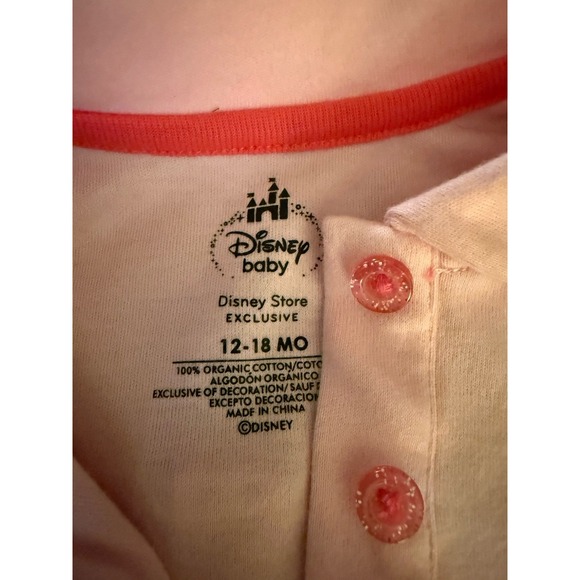 Disney Clothing 18 Mos Minnie Mouse Long Sleeve Disney Store Fleece Dots - Picture 13 of 15